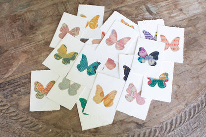 Kantha Butterfly Card