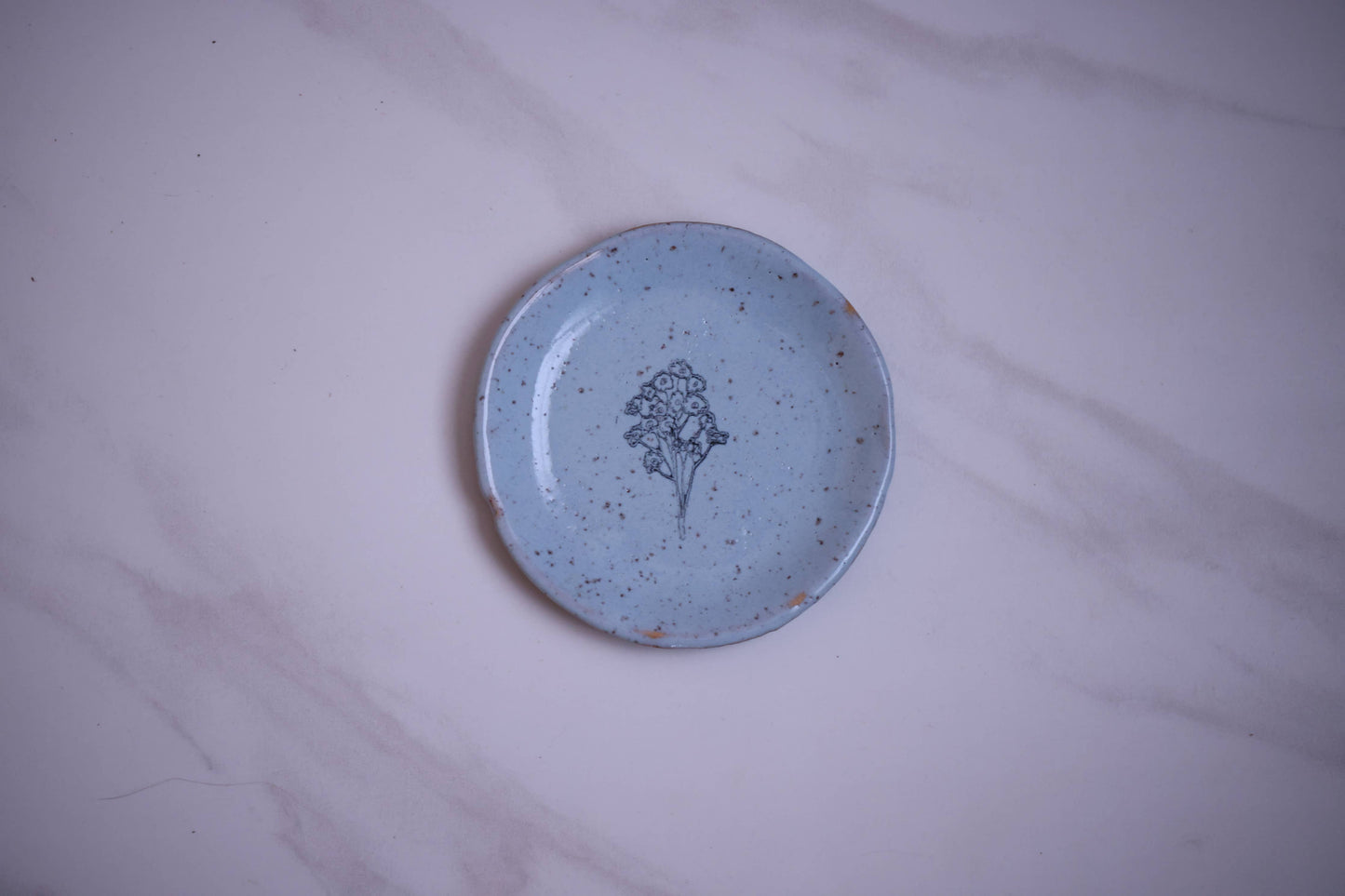 Mini Plate - Delicate Floral Bouquet