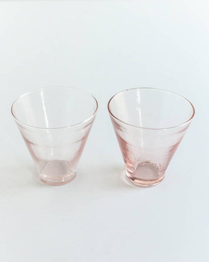 Handblown Hammered Glass Dessert Cup
