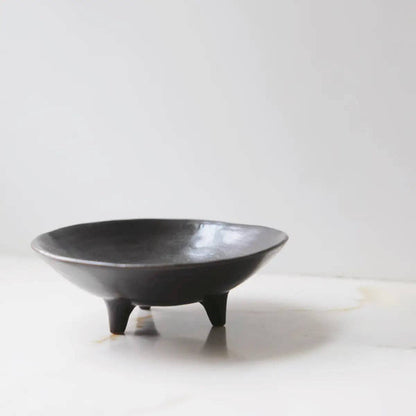 Footed Ceramic Display Bowl