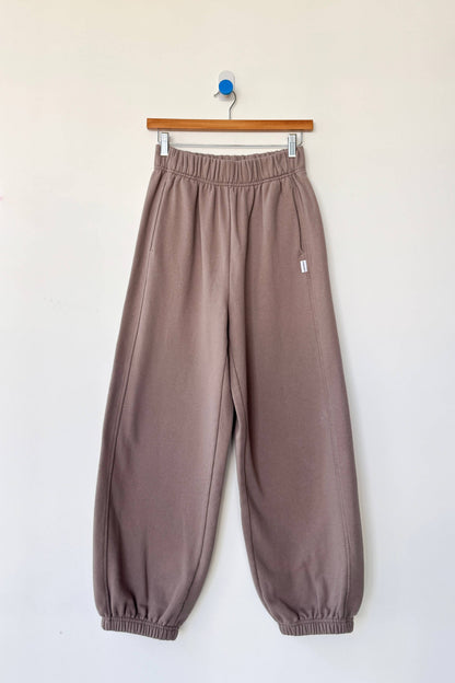 French Terry Balloon Pants- Mushroom