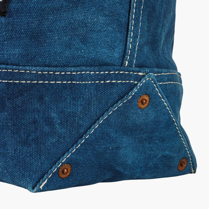 Large East West Tote | Indigo