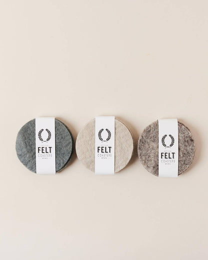 Artisan Felt Coasters - Set of 4