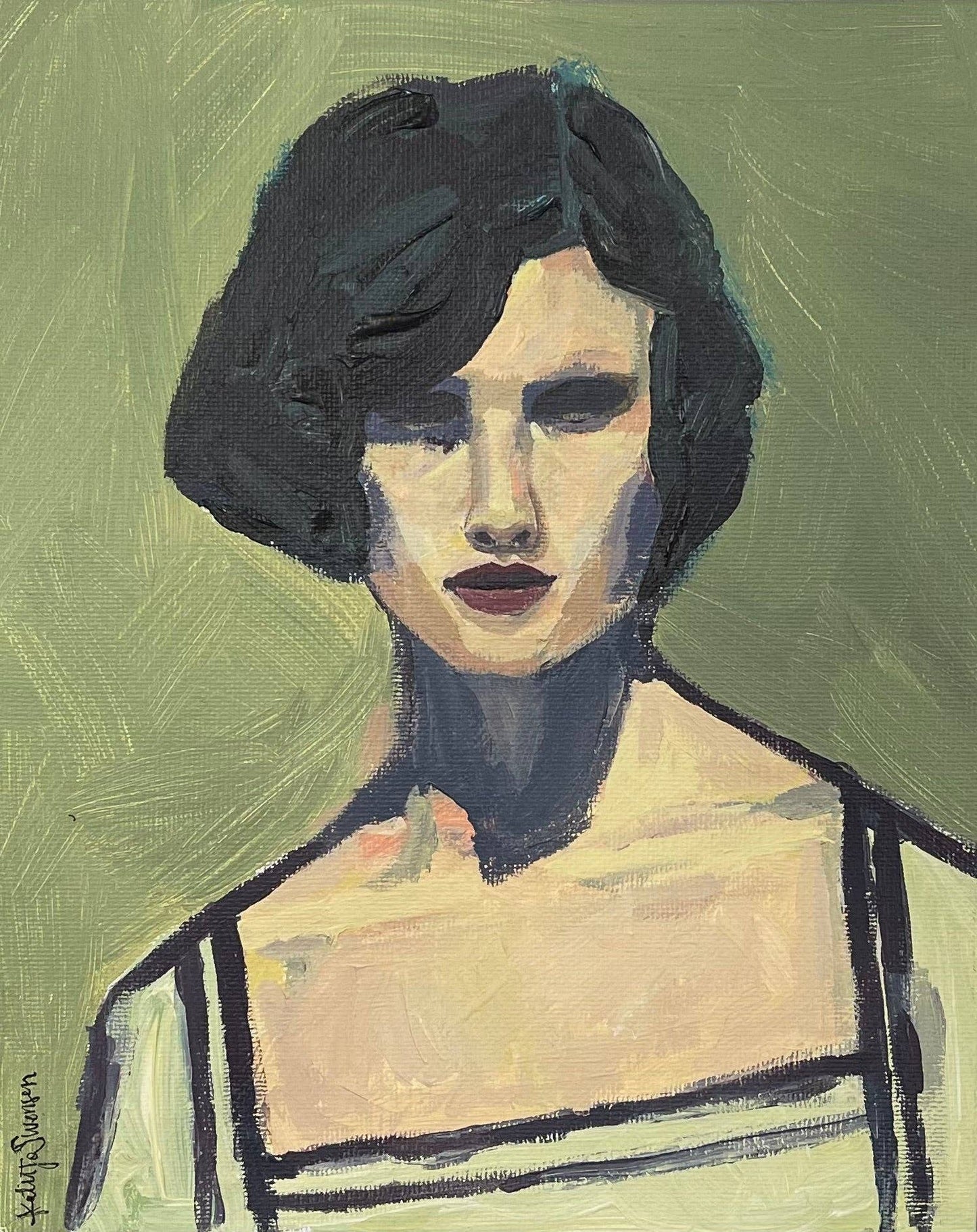 "Lydia" Print Framed