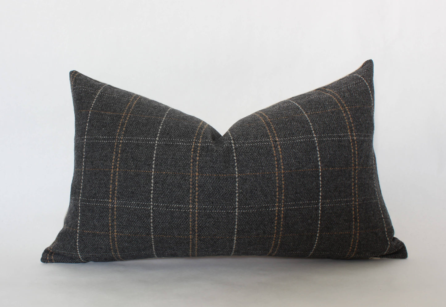 Dark Gray Pillow Cover, Moody Throw Pillow | Glenton