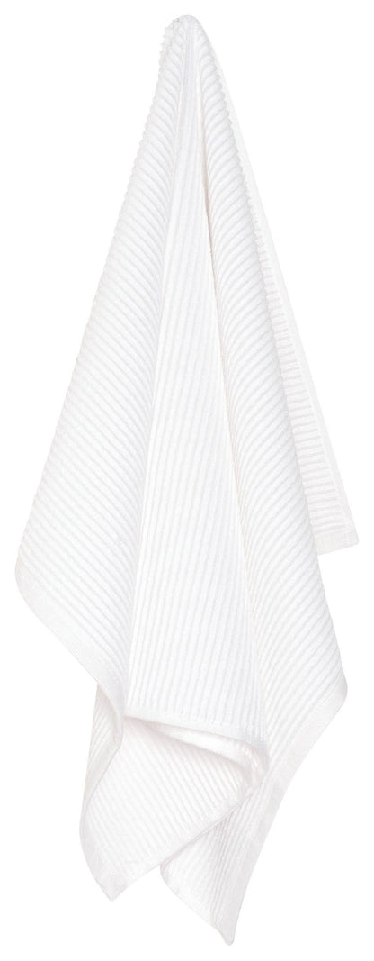 Ripple White Turkish Cotton Dishtowel