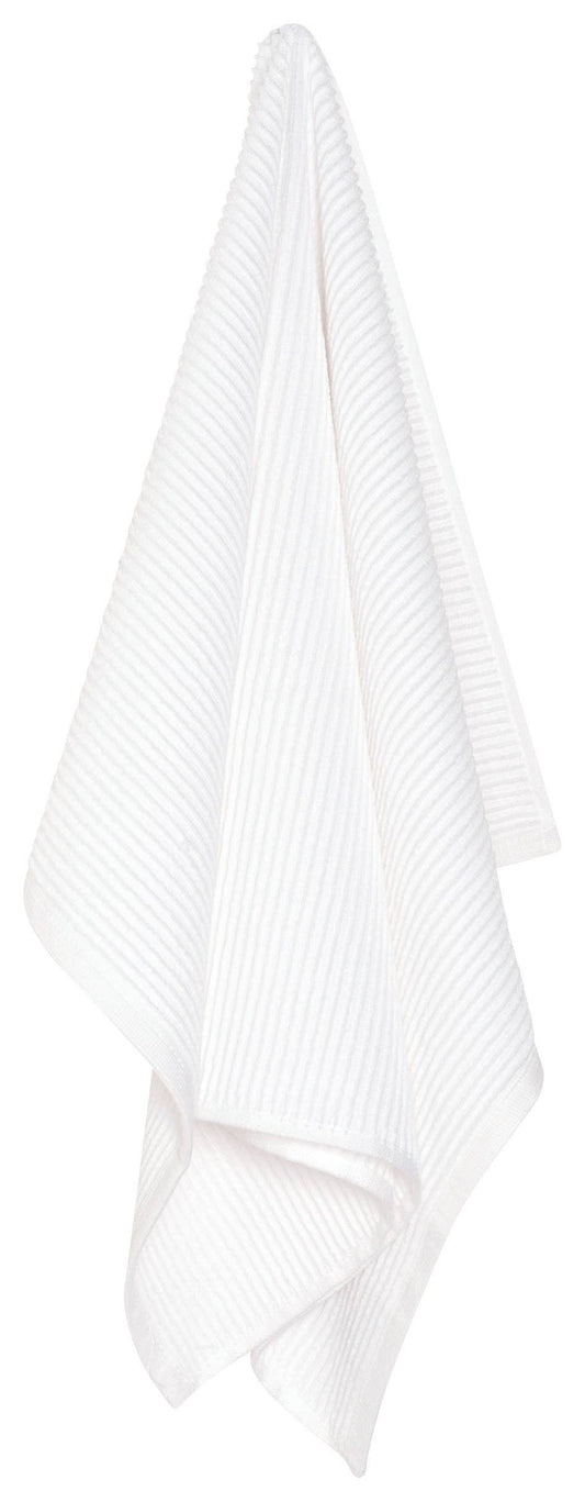 Ripple White Turkish Cotton Dishtowel