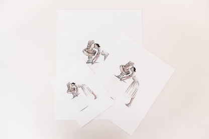 Busted Print Velvet Fine Art Paper, 5x7", 8x10", 11x14"