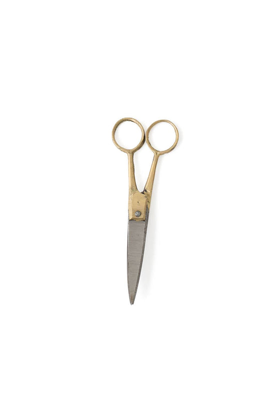 Brass Handle Scissors (S)