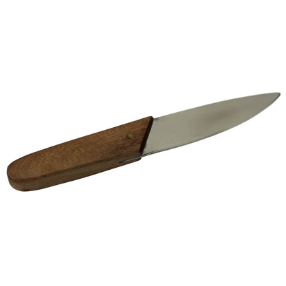Rivet Knife, Wood & Stainless
