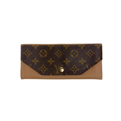 Gia Wallet In Leather | Upcycled Gucci & LV