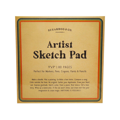 9"x9" Artist Sketch Pad