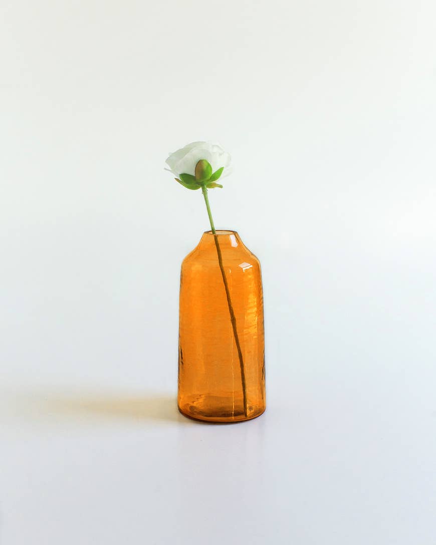 Siena Handblown Hammered Bud Vase