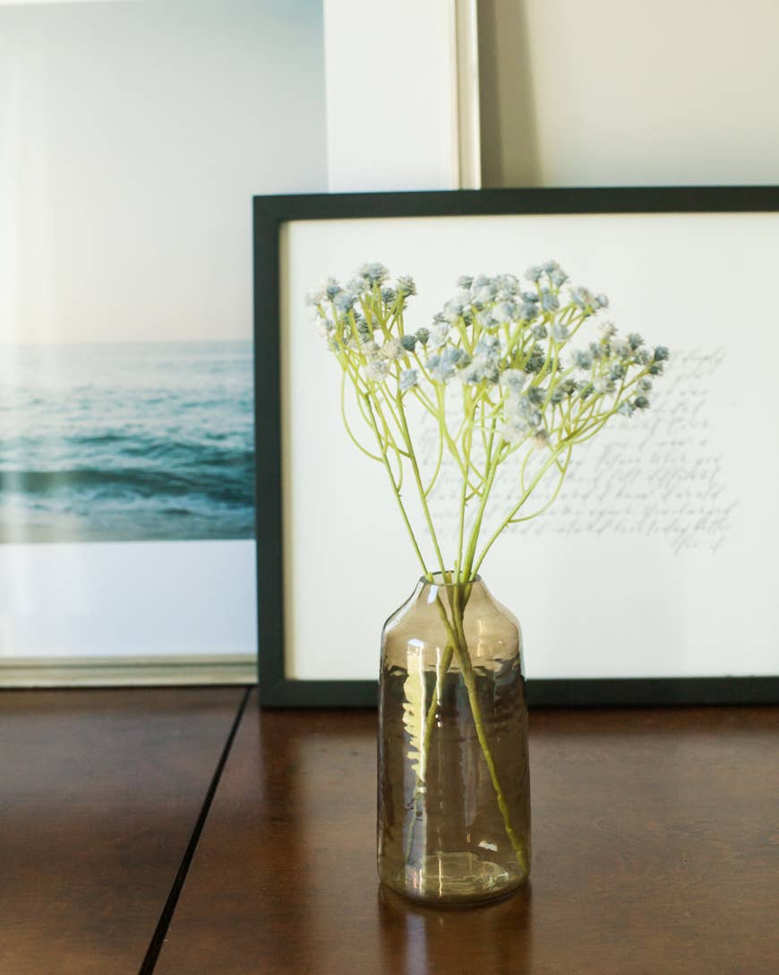 Siena Handblown Hammered Bud Vase