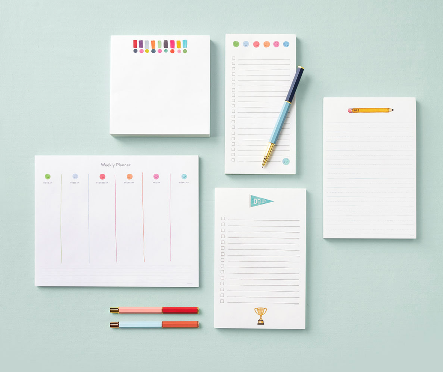 Milk and Bread Market Notepad