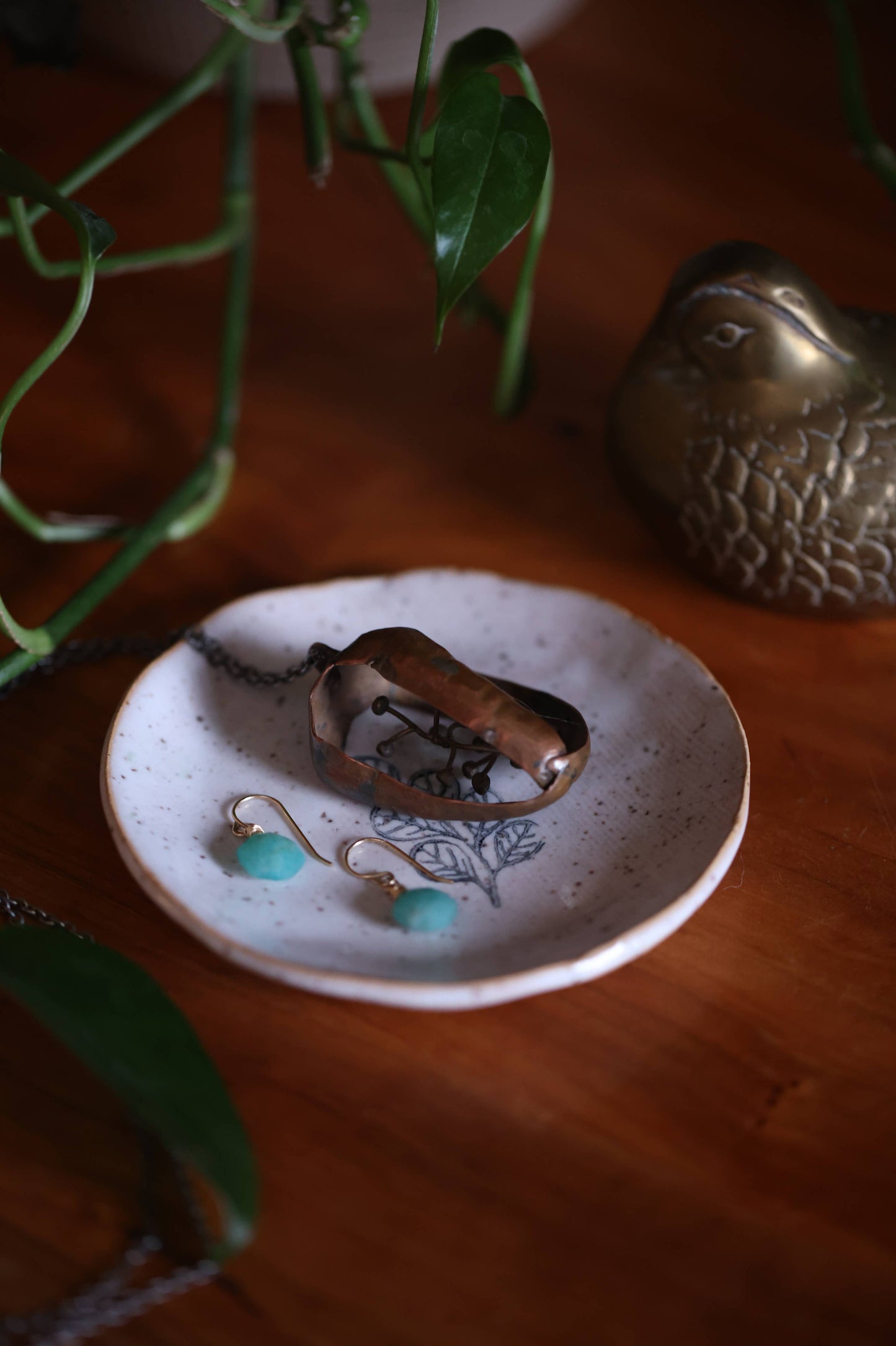 Mini Plate - Delicate Floral Bouquet