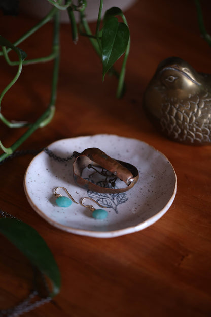 Mini Plate - Delicate Floral Bouquet