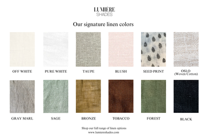 Linen Light Shade - Metro Shape