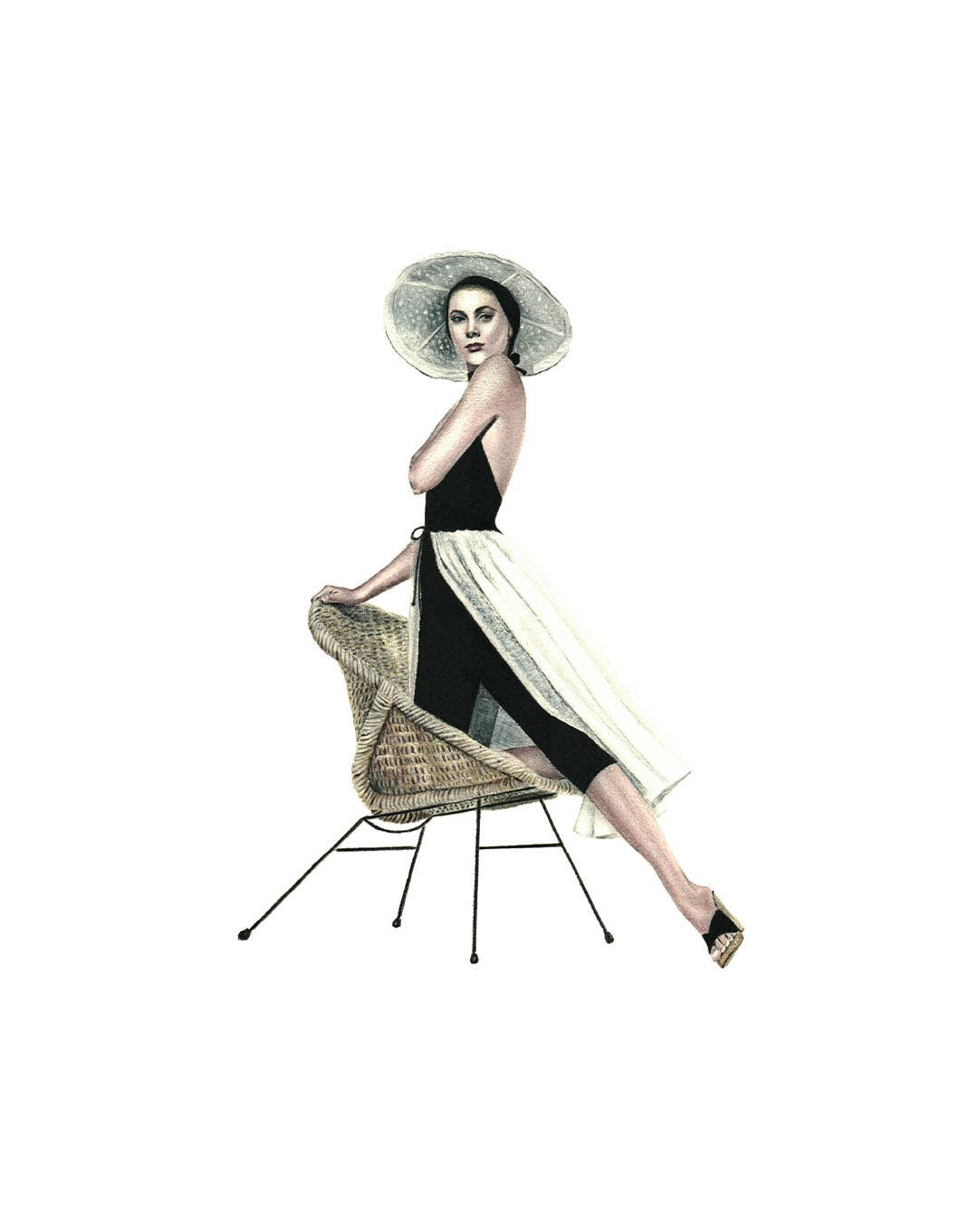 Grace Kelly in To Catch a Thief II Notecard