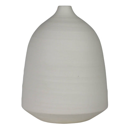 Bisque White Vase - L
