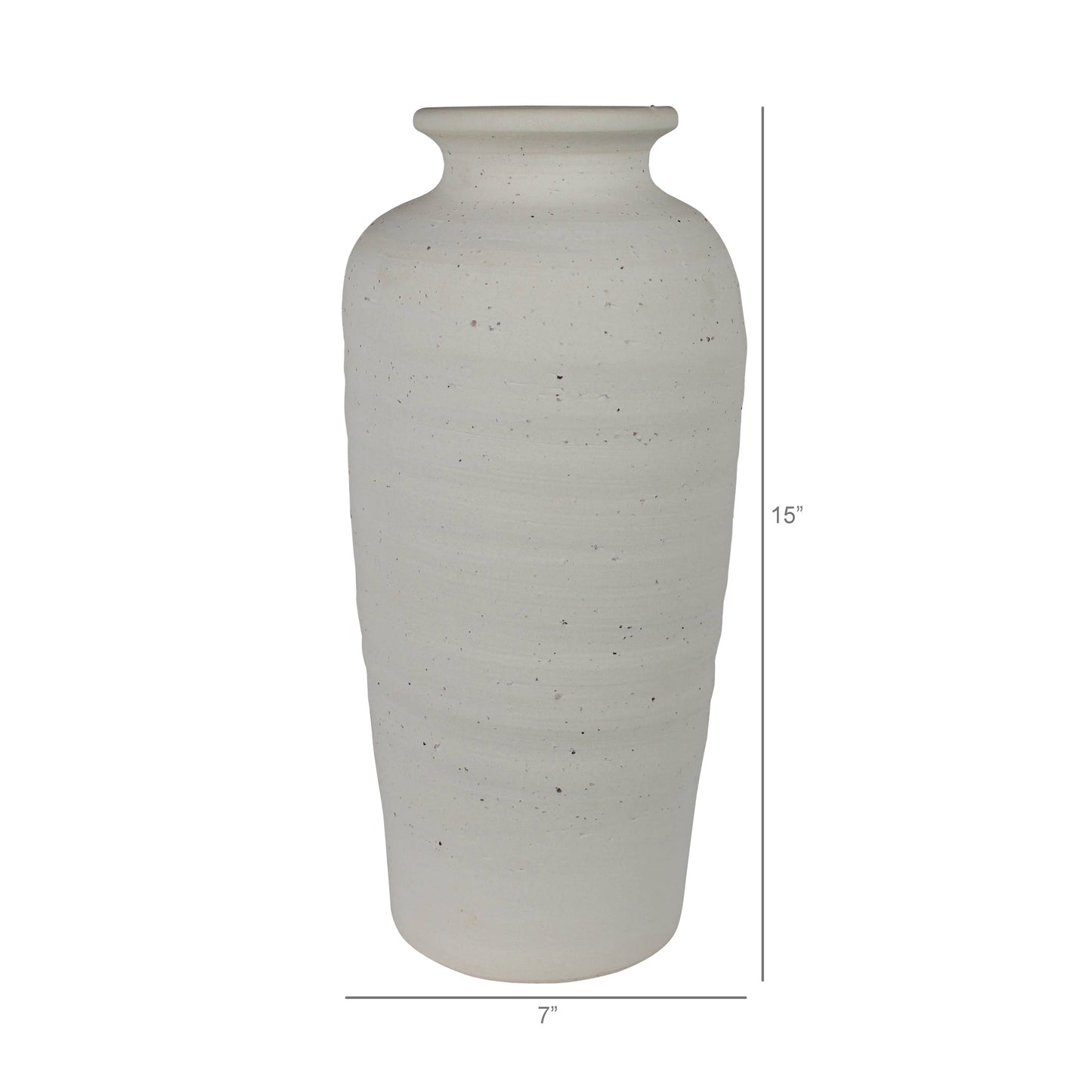 Stoneware Vase - Tall, Lrg