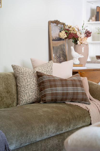 THATCHER Plaid Pillow Cover