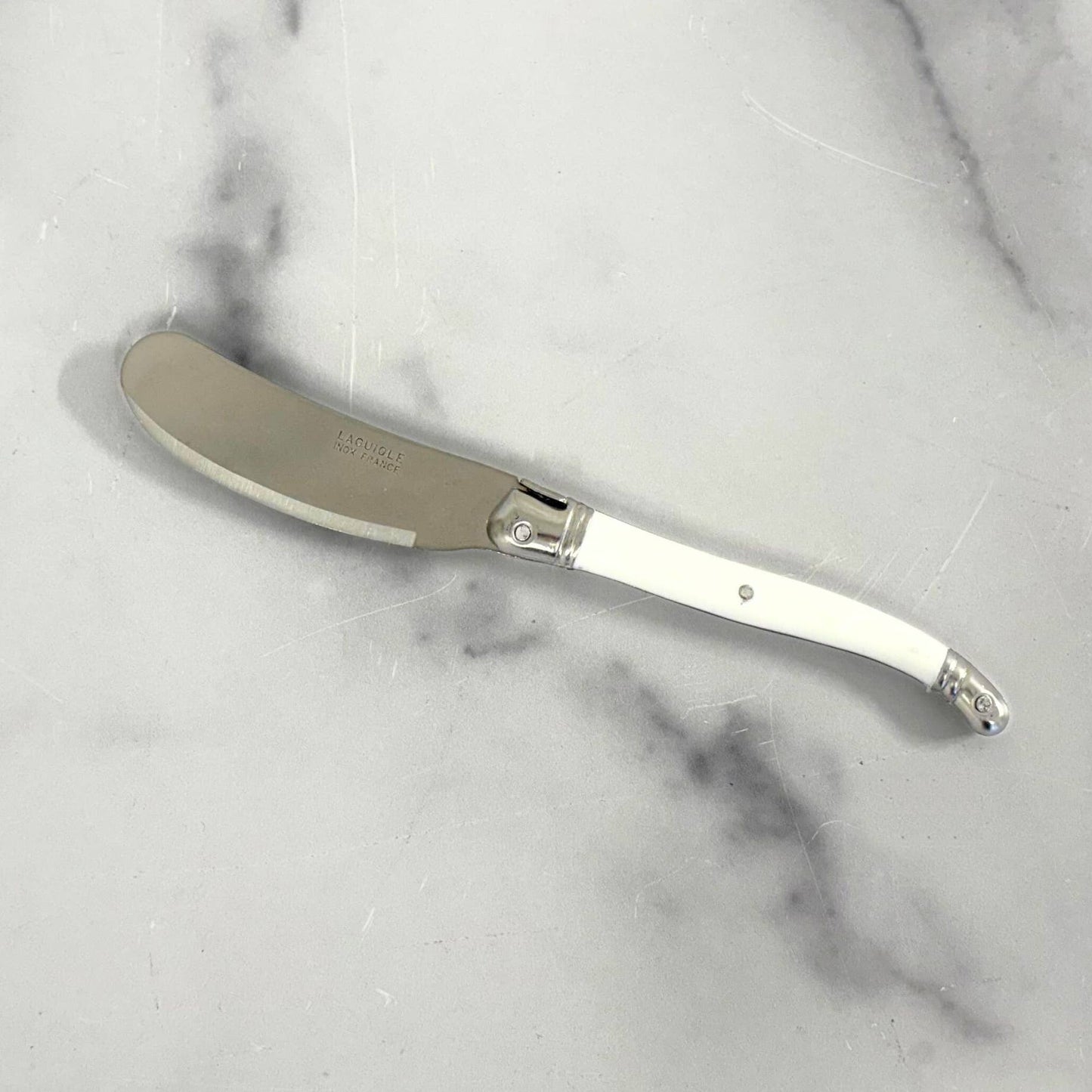 The Original French Laguiole Cheese Spreader, White