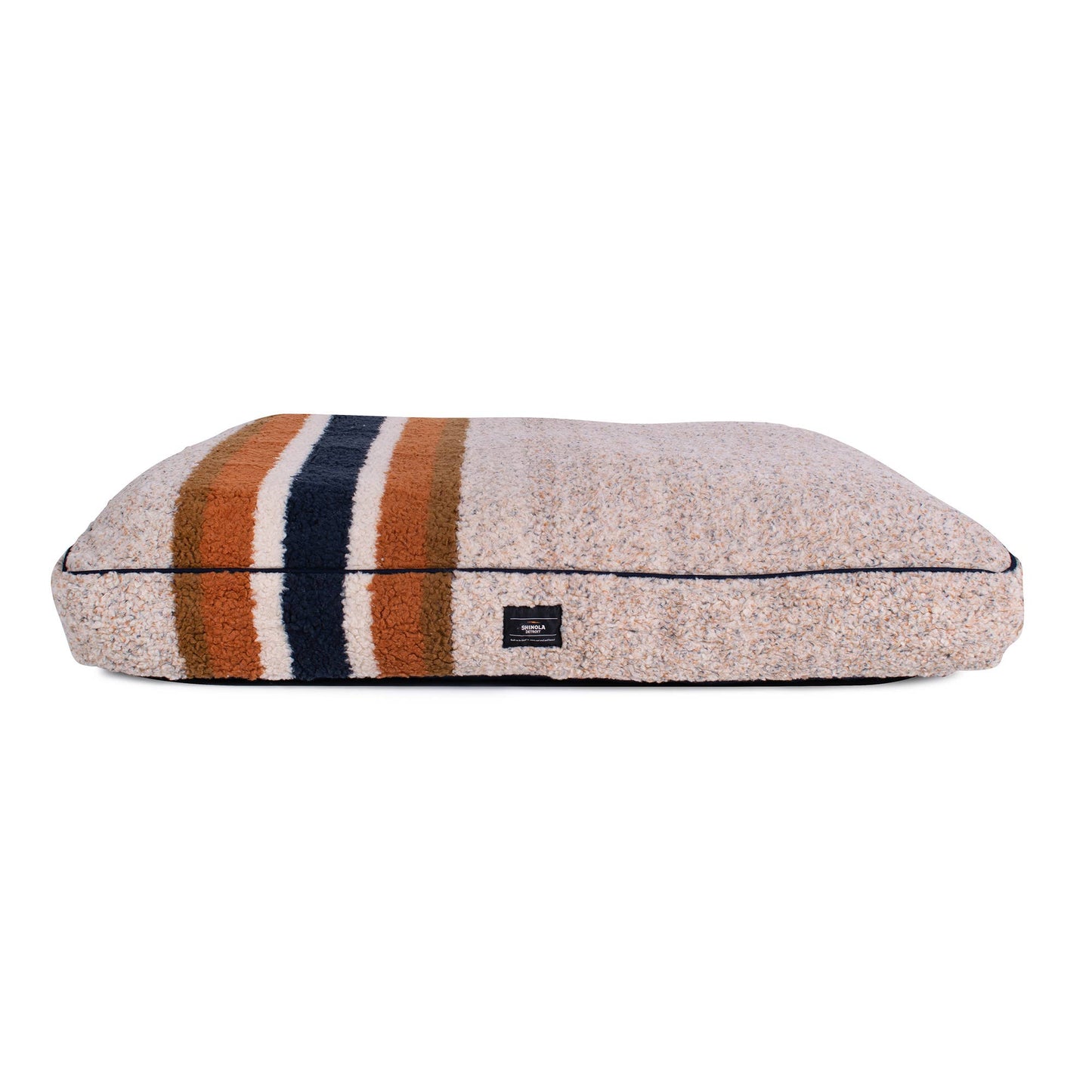 Shinola Pet Rectangular Pet Napper Dog Bed in Oatmeal