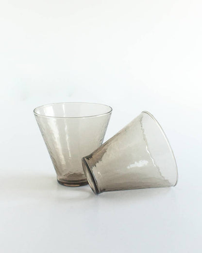 Handblown Hammered Glass Dessert Cup
