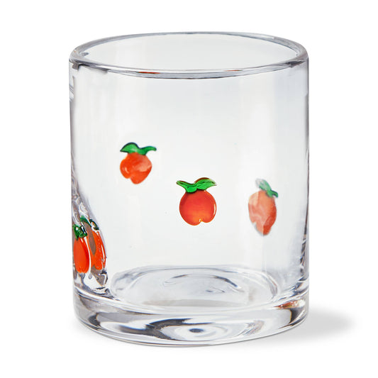 Peach Double Old Fashioned Glass