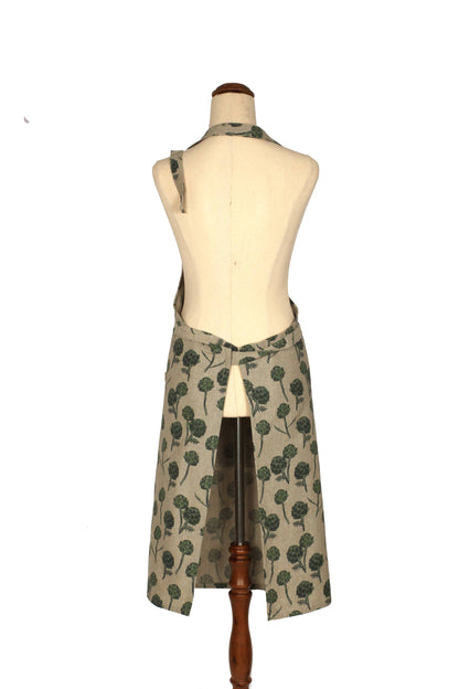 Apron Artichoke Burnt Olive