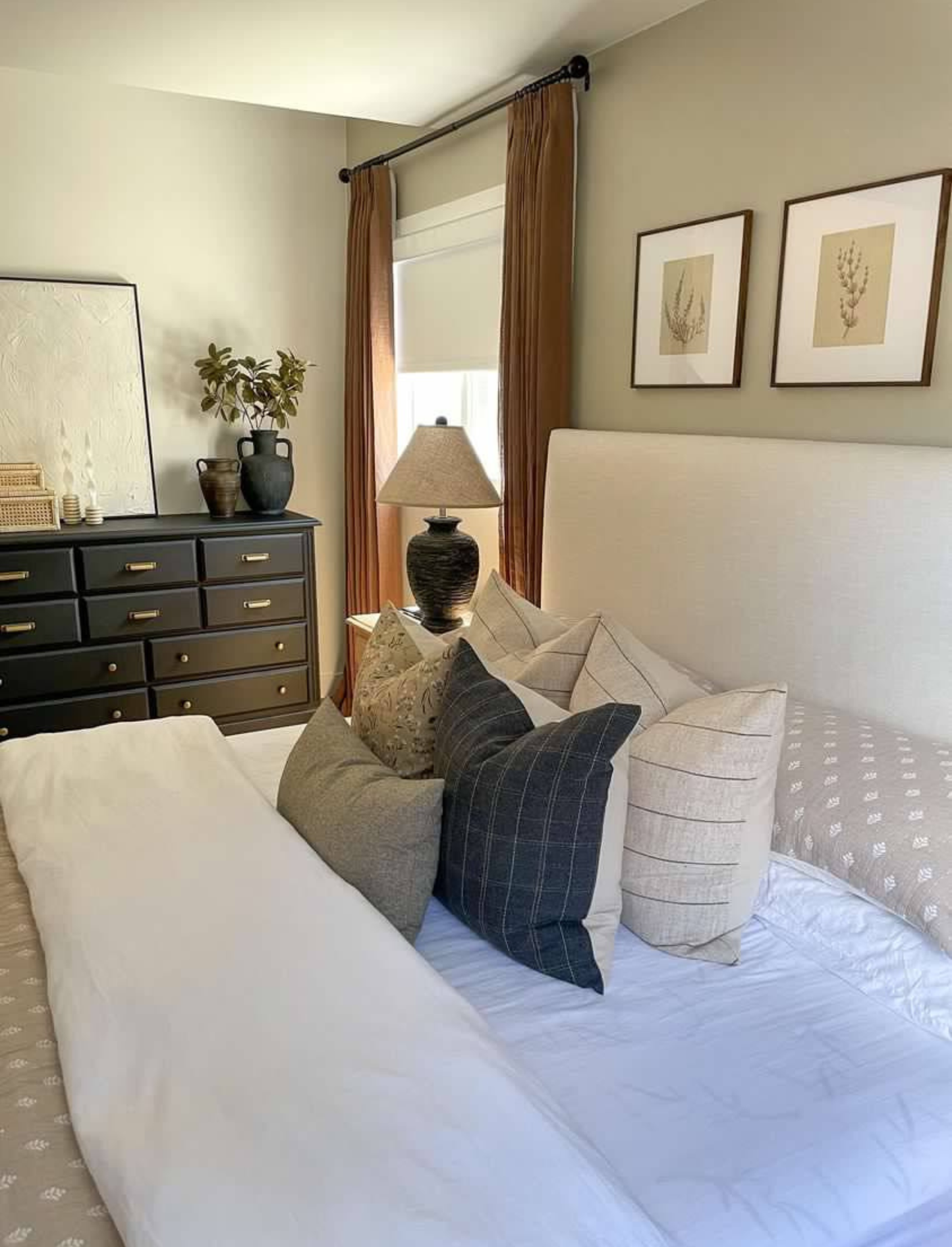 Dark Gray Pillow Cover, Moody Throw Pillow | Glenton