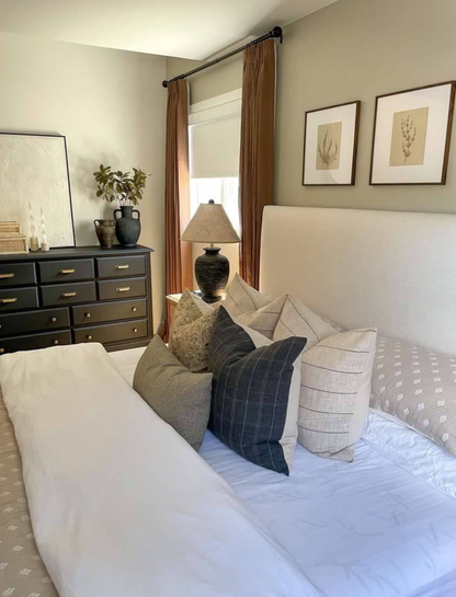 Dark Gray Pillow Cover, Moody Throw Pillow | Glenton