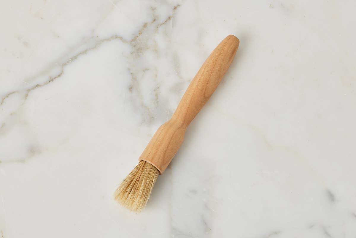 French Pastry Brush, Cherrywood