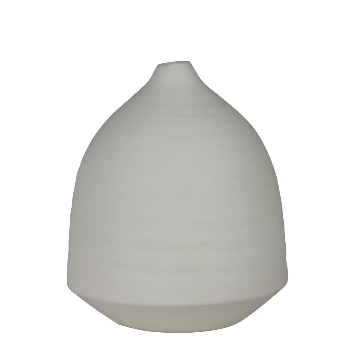 Bisque White Vase- S