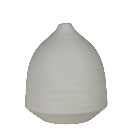 Bisque White Vase- S