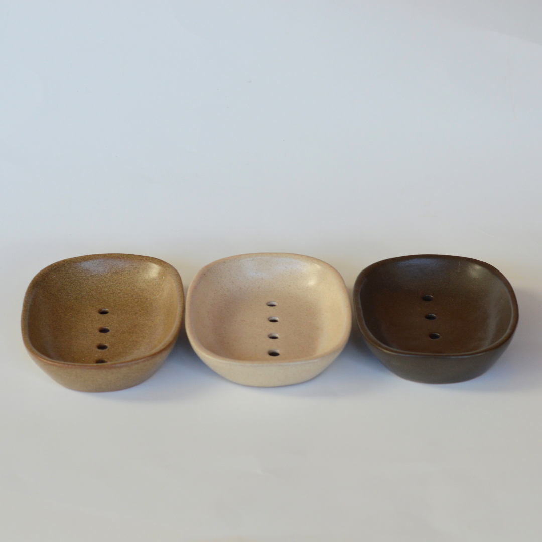 Soap Dish / Fair Trade Ceramic Stoneware