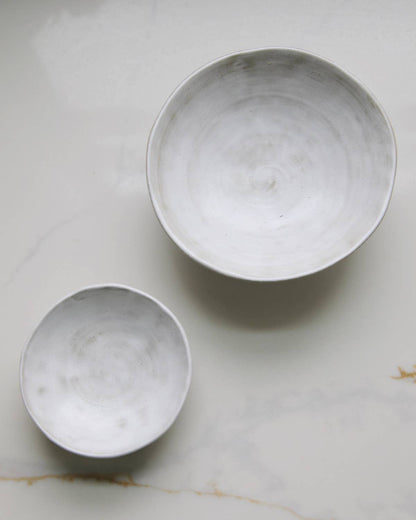 Footed Ceramic Display Bowl