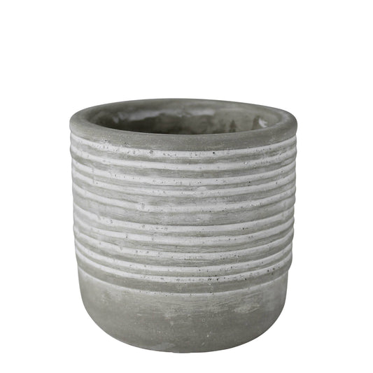 Sorrel Cachepot, Cement - Sm