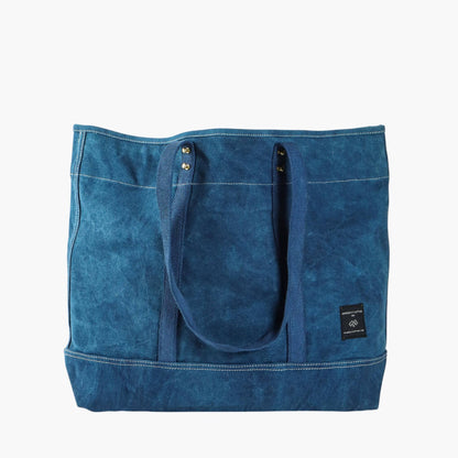 Large East West Tote | Indigo
