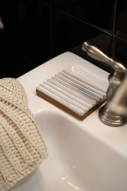 Soap Dish | White  | handmade pottery