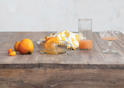 10 oz. Pressed Glass Juicer w/ Handle