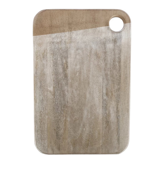 Mango Wood Cheese/Cutting Board w/ Handle