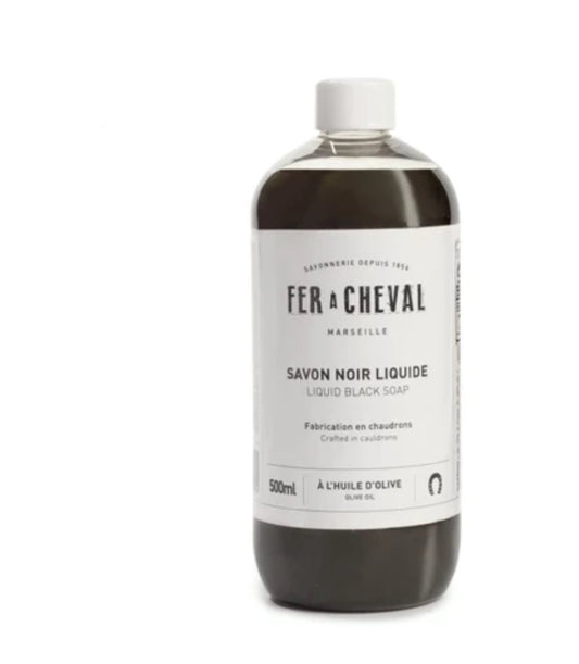 FER À CHEVAL FER À CHEVAL LIQUID BLACK SOAP OLIVE OIL 500ML
BY FER À CHEVAL