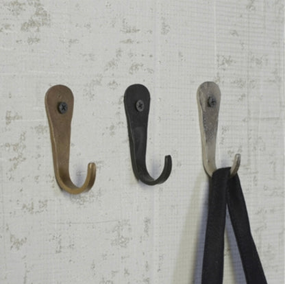 FORGED HOOK, IRON - BLACK