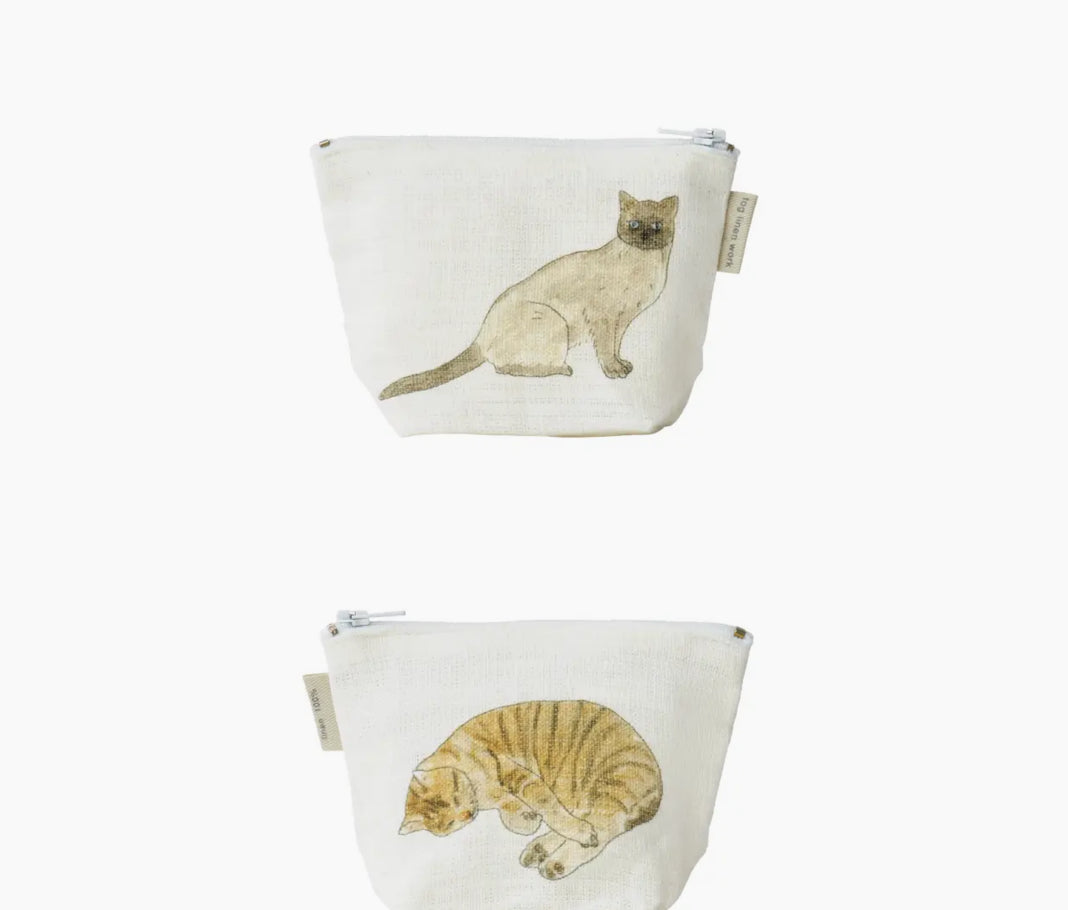 Isabelle Boinot Pouch Two Cats