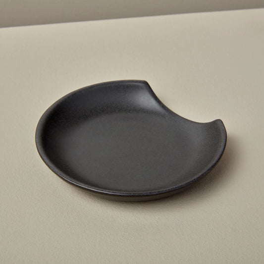 Brampton Stoneware Spoon Rest - Black