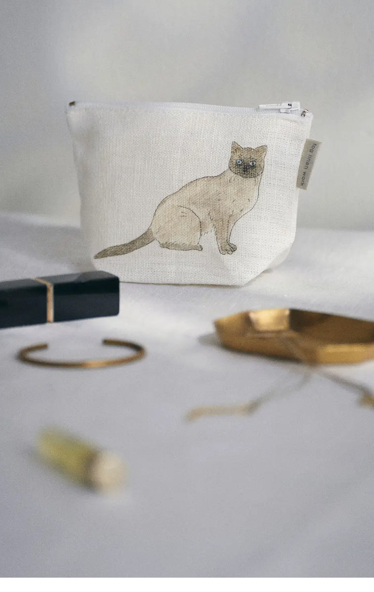 Isabelle Boinot Pouch Two Cats