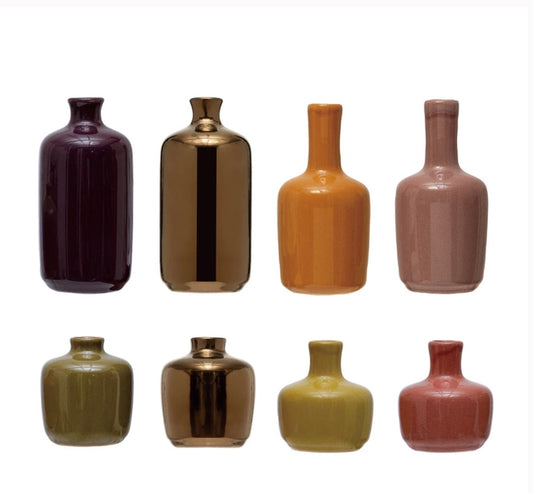 Glazed Stoneware Vases