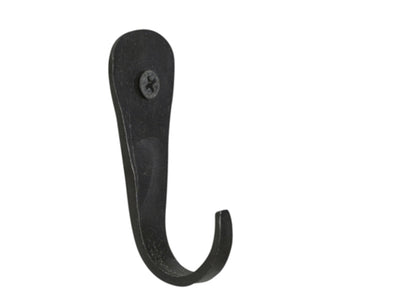 FORGED HOOK, IRON - BLACK